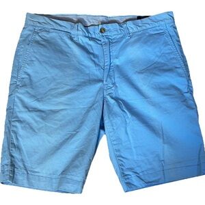Polo Ralph Lauren Men's Vintage Classic Fit Blue Chino Shorts, Flat Front, 34 W